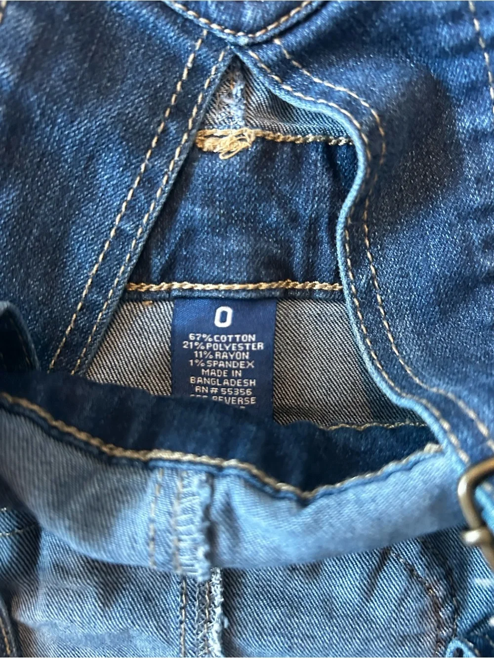 Denim Short Overalls - Blue